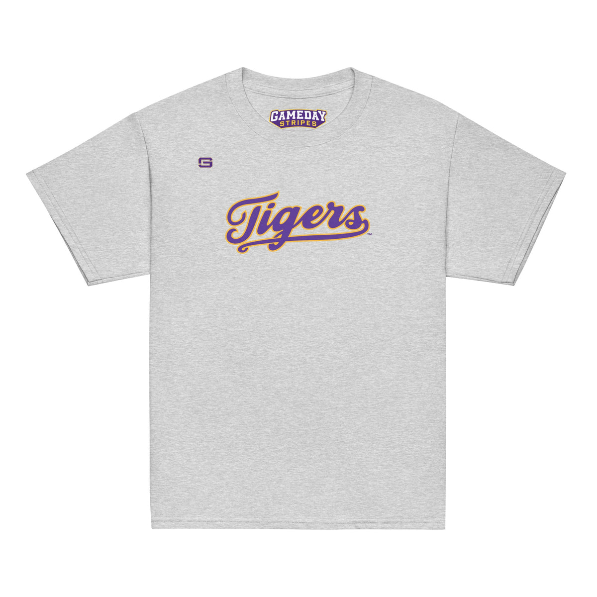LSU Baseball Tigers Script T-Shirt - Youth