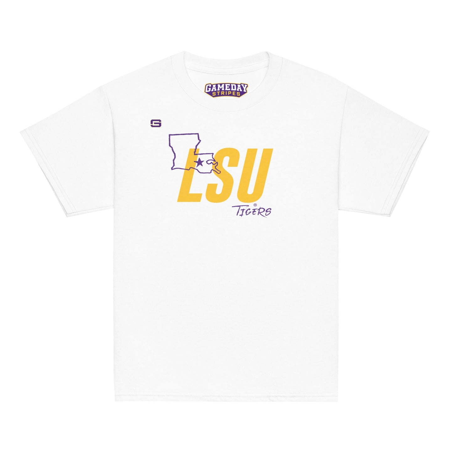 LSU Football State T-Shirt - Youth