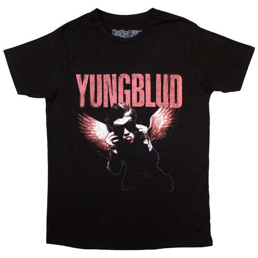Yungblud Wings Mens T Shirt Black Officially Licensed