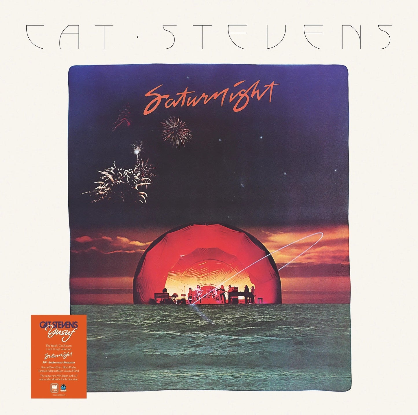 Yusuf/Cat Stevens - Saturnight: Live In Tokyo [Orange/Maroon Splatter LP] [Vinyl] Vinyl Record