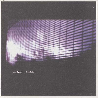 ZAN LYONS - Desolate [Vinyl] Vinyl Record