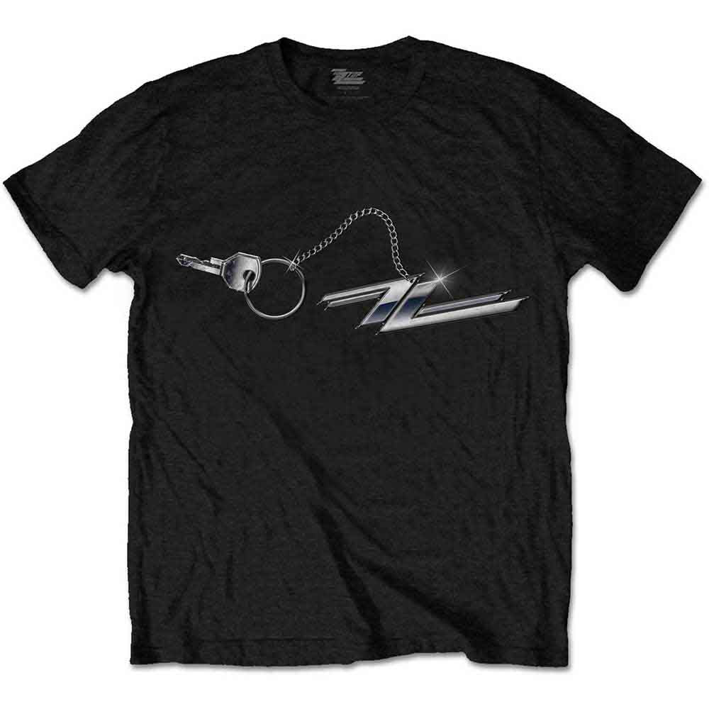 ZZ Top Hot Rod Keychain Mens T Shirt Officially Licensed