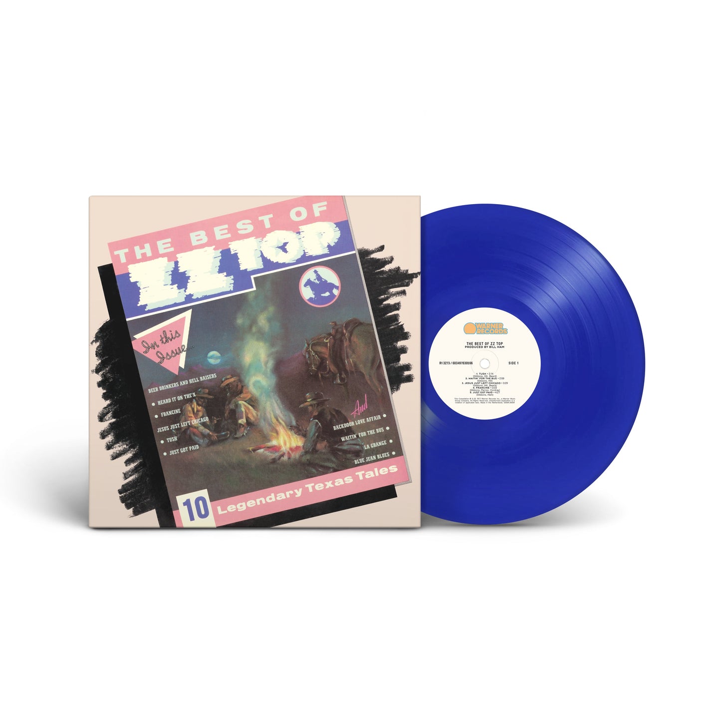 ZZ Top - The Best of ZZ Top (ROCKTOBER) (Translucent Blue Vinyl) Vinyl Record