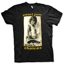 Load image into Gallery viewer, Pearl Jam Choices Mens T Shirt Black