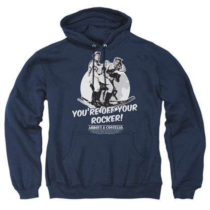 Abbott & Costello Off Your Rocker Mens Hoodie Navy