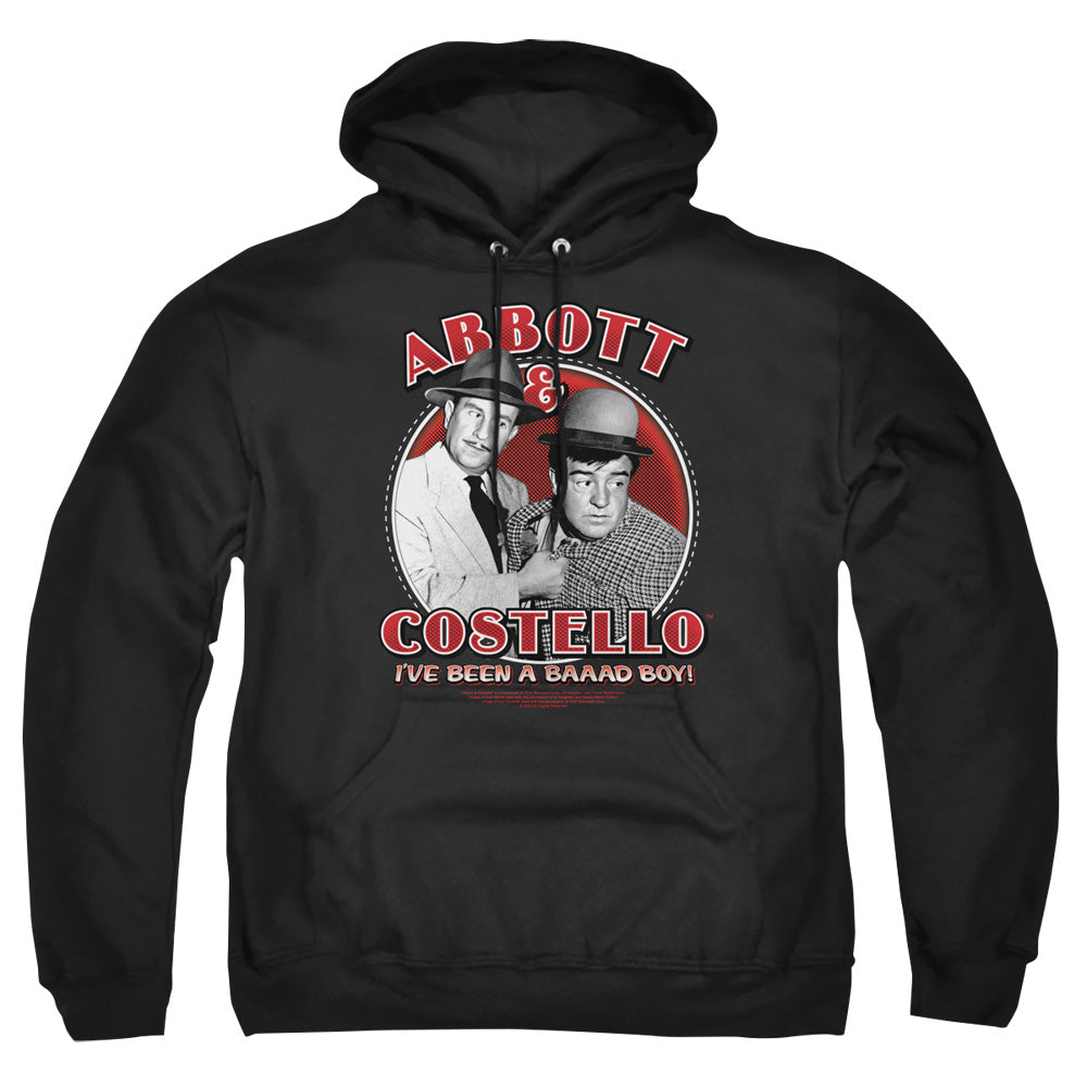 Abbott & Costello Bad Boy Mens Hoodie Black