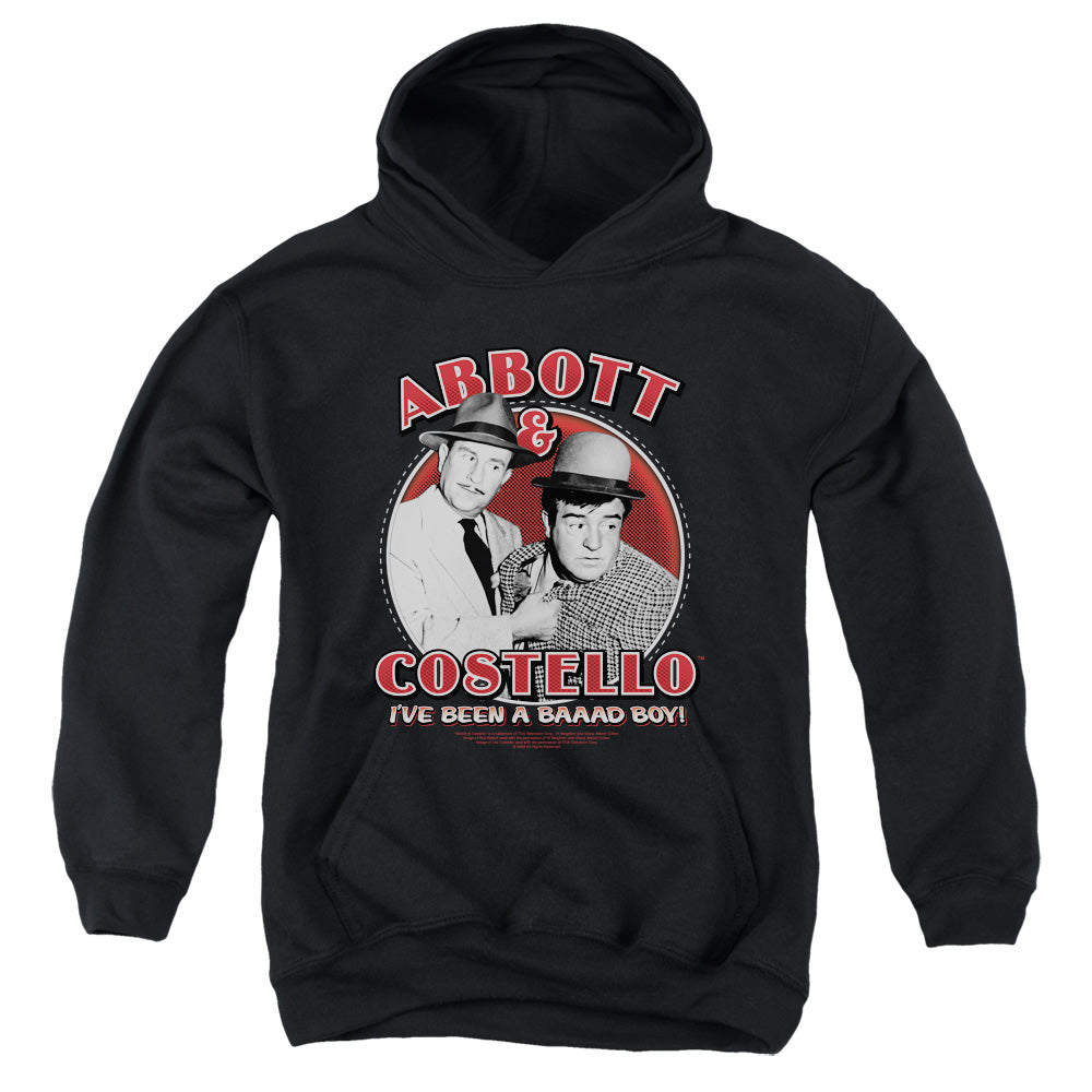 Abbott & Costello Bad Boy Kids Youth Hoodie Black