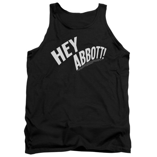 Abbott & Costello Hey Abbott Mens Tank Top Shirt Black