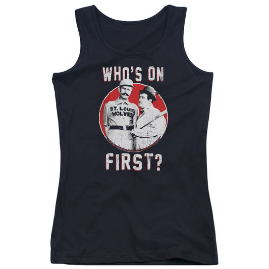 Abbott & Costello First Womens Tank Top Shirt Black