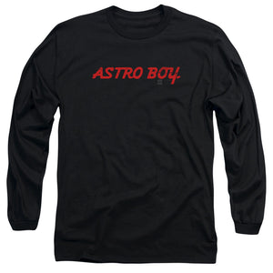 Astro Boy Classic Logo Mens Long Sleeve Shirt Black