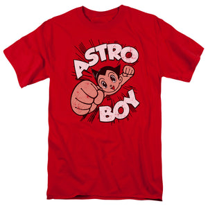 Astro Boy Flying Mens T Shirt Red