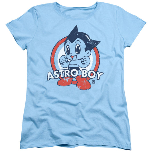 Astro Boy Target Womens T Shirt Light Blue