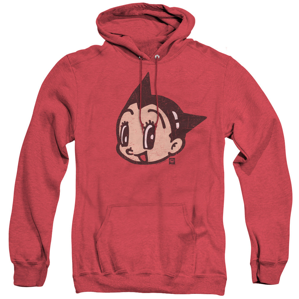 Astro Boy Face Mens Hoodie Red