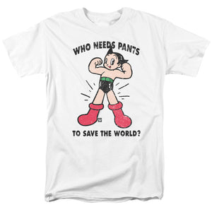 Astro Boy Who Needs Parts Mens T Shirt White