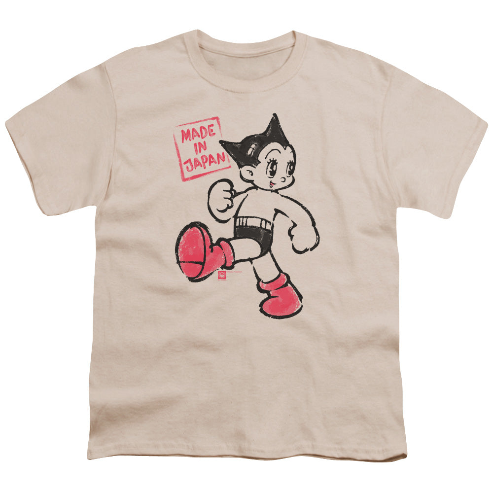 Astro Boy Made In Japan Kids Youth T Shirt Cream