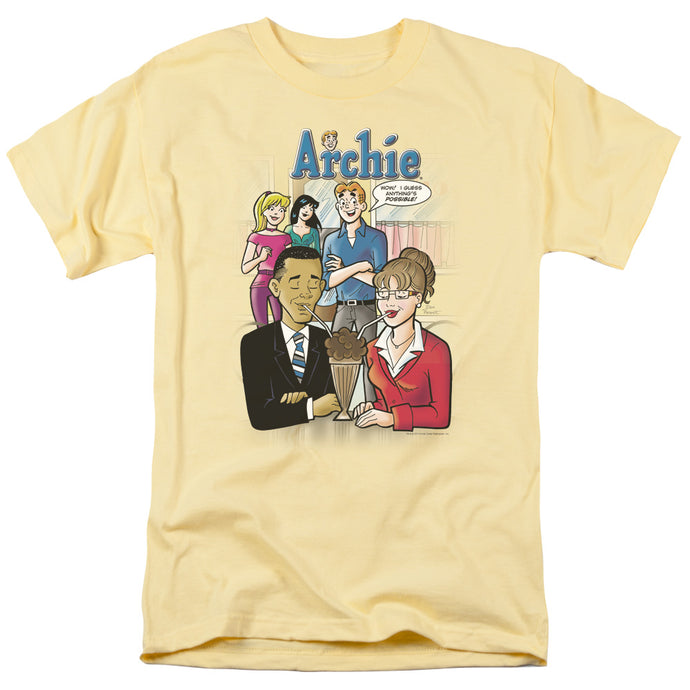 Archie Comics Anythings Possible Mens T Shirt Yellow