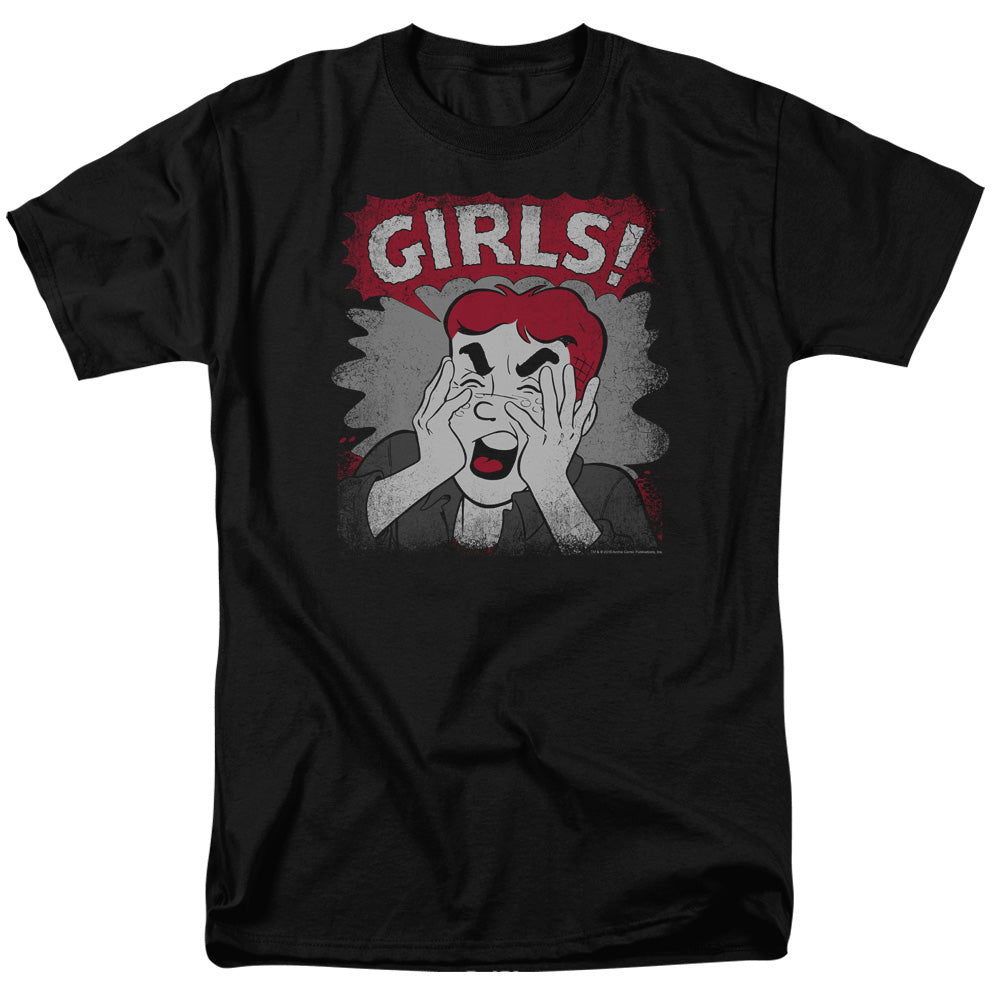 Archie Comics Girls! Mens T Shirt Black