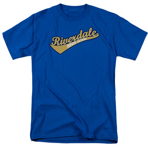 Archie Comics Riverdale High School Mens T Shirt Royal Blue