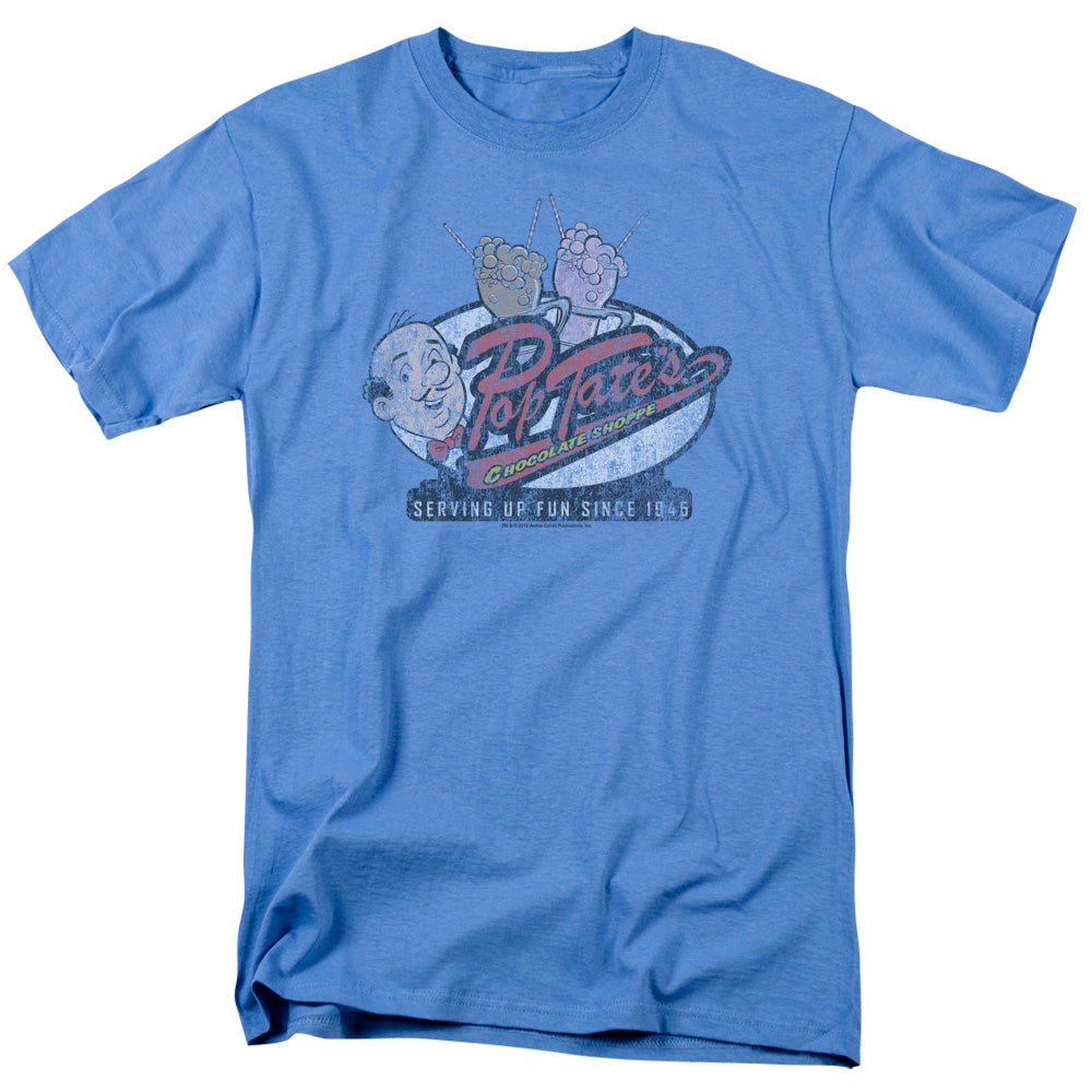 Archie Comics Pop Tates Mens T Shirt Carolina Blue