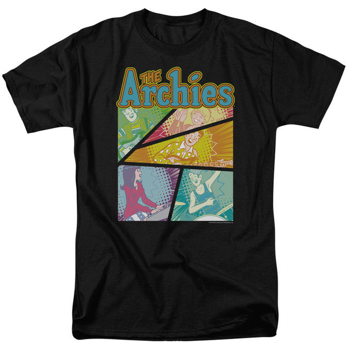 Archie Comics The Archies Colored Mens T Shirt Black