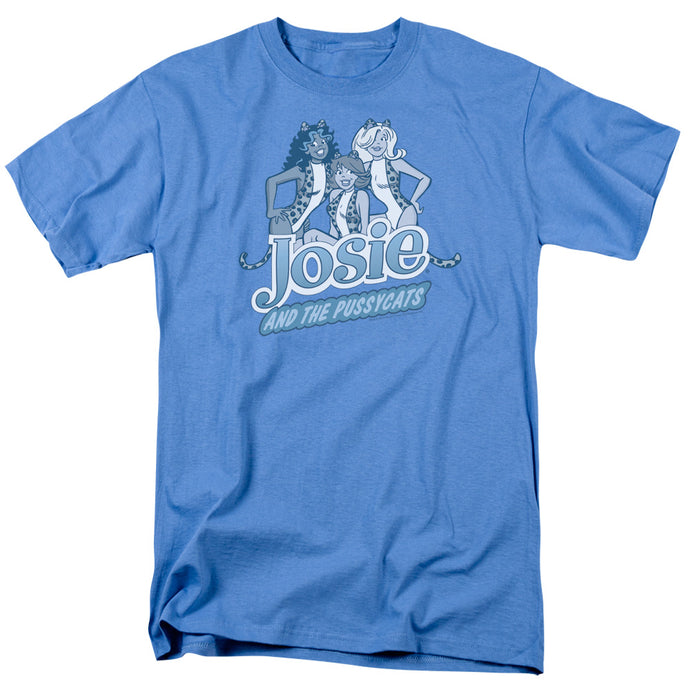 Archie Comics Glamour Girls Mens T Shirt Carolina Blue