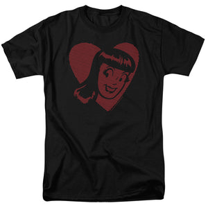 Archie Comics Veronica Hearts Mens T Shirt Black