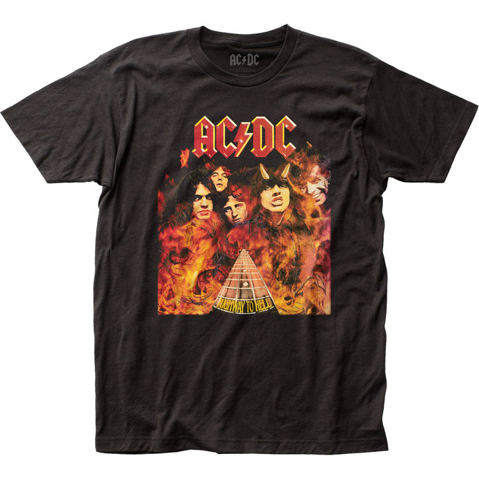 AC/DC Highway To Hell Mens T Shirt Black