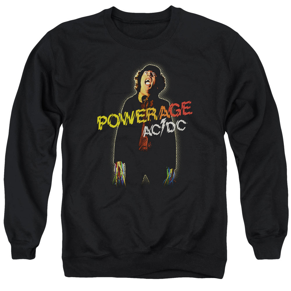AC/DC Powerage Mens Crewneck Sweatshirt Black