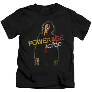 AC/DC Powerage Juvenile Kids Youth T Shirt Black