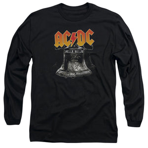 AC/DC Hells Bells Mens Long Sleeve Shirt Black