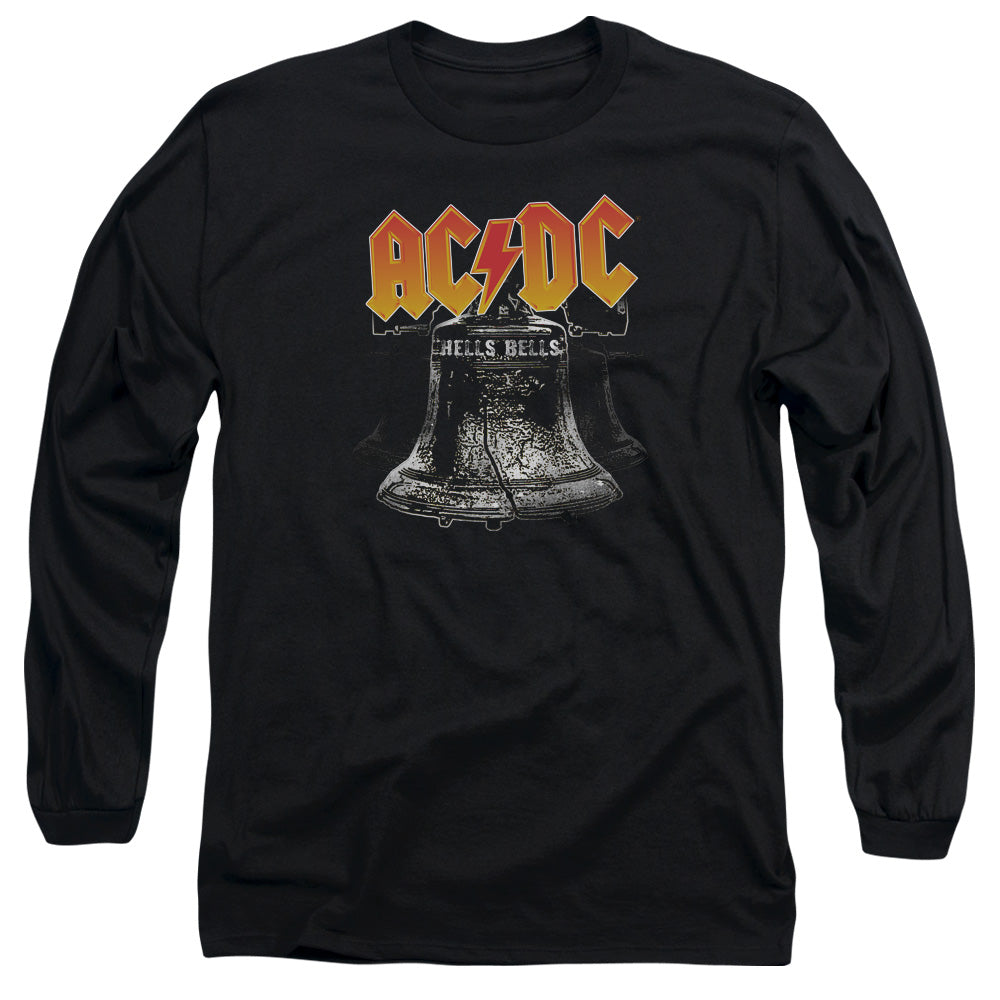 AC/DC Hells Bells Mens Long Sleeve Shirt Black