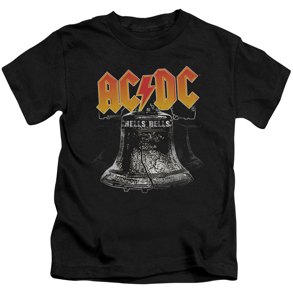 AC/DC Hells Bells Juvenile Kids Youth T Shirt Black
