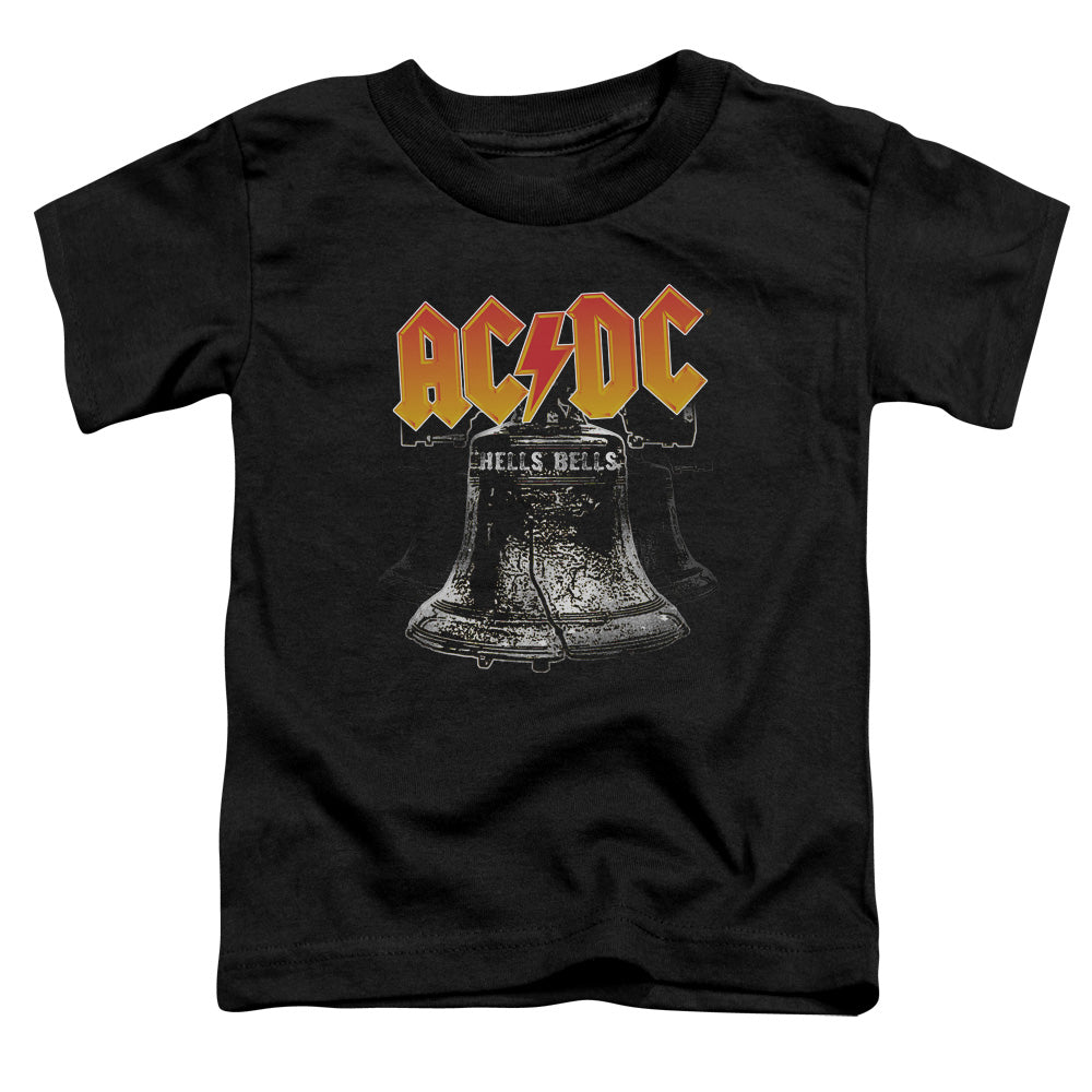 AC/DC Hells Bells Toddler Kids Youth T Shirt Black