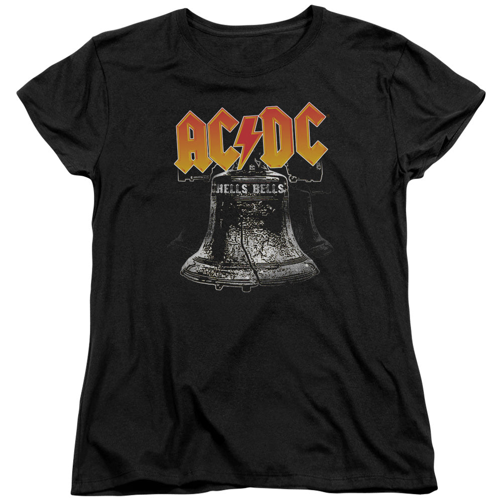 AC/DC Hells Bells Womens T Shirt Black