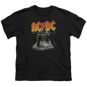 AC/DC Hells Bells Kids Youth T Shirt Black