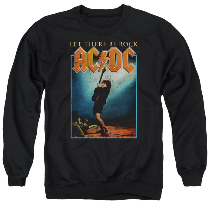 AC/DC Let There Be Rock Mens Crewneck Sweatshirt Black