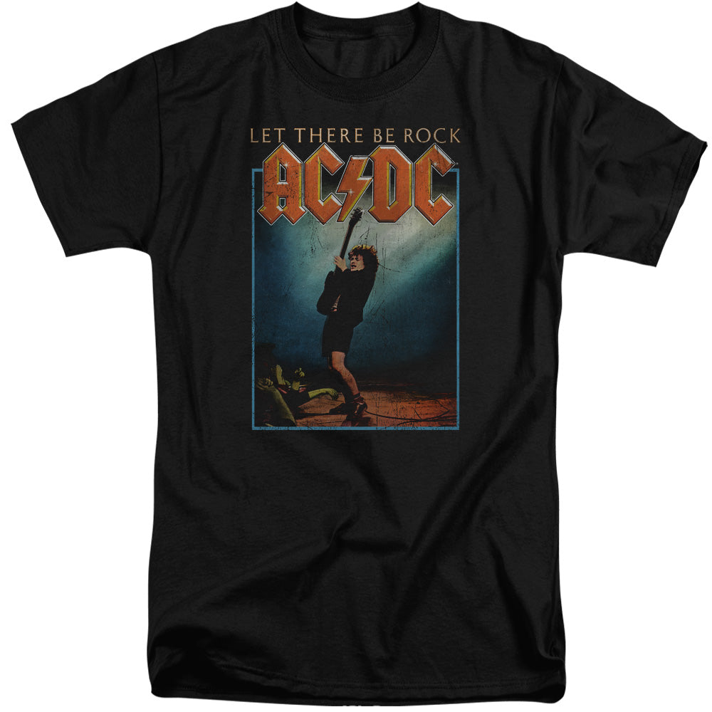 AC/DC Let There Be Rock Mens Tall T Shirt Black