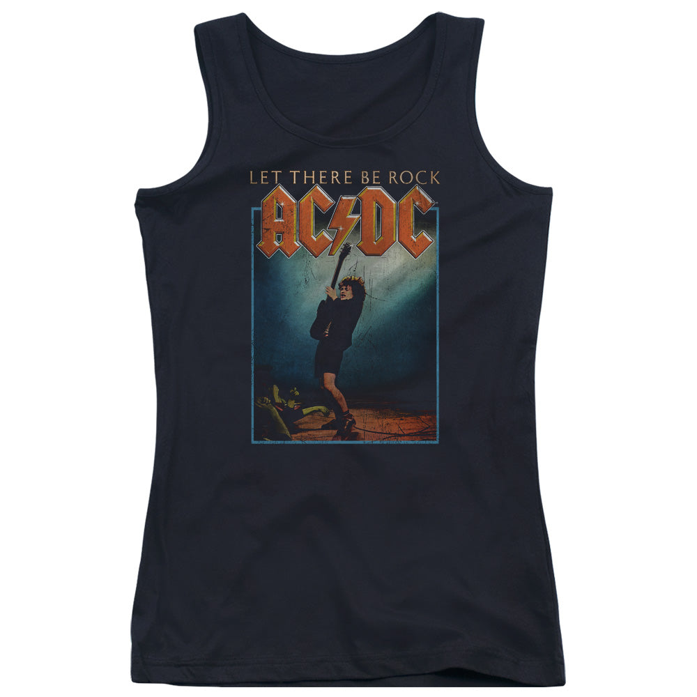 AC/DC Let There Be Rock Womens Tank Top Shirt Black