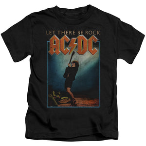 AC/DC Let There Be Rock Juvenile Kids Youth T Shirt Black