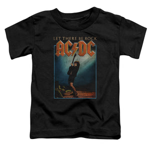 AC/DC Let There Be Rock Toddler Kids Youth T Shirt Black