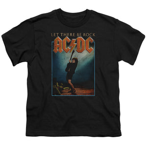 AC/DC Let There Be Rock Kids Youth T Shirt Black