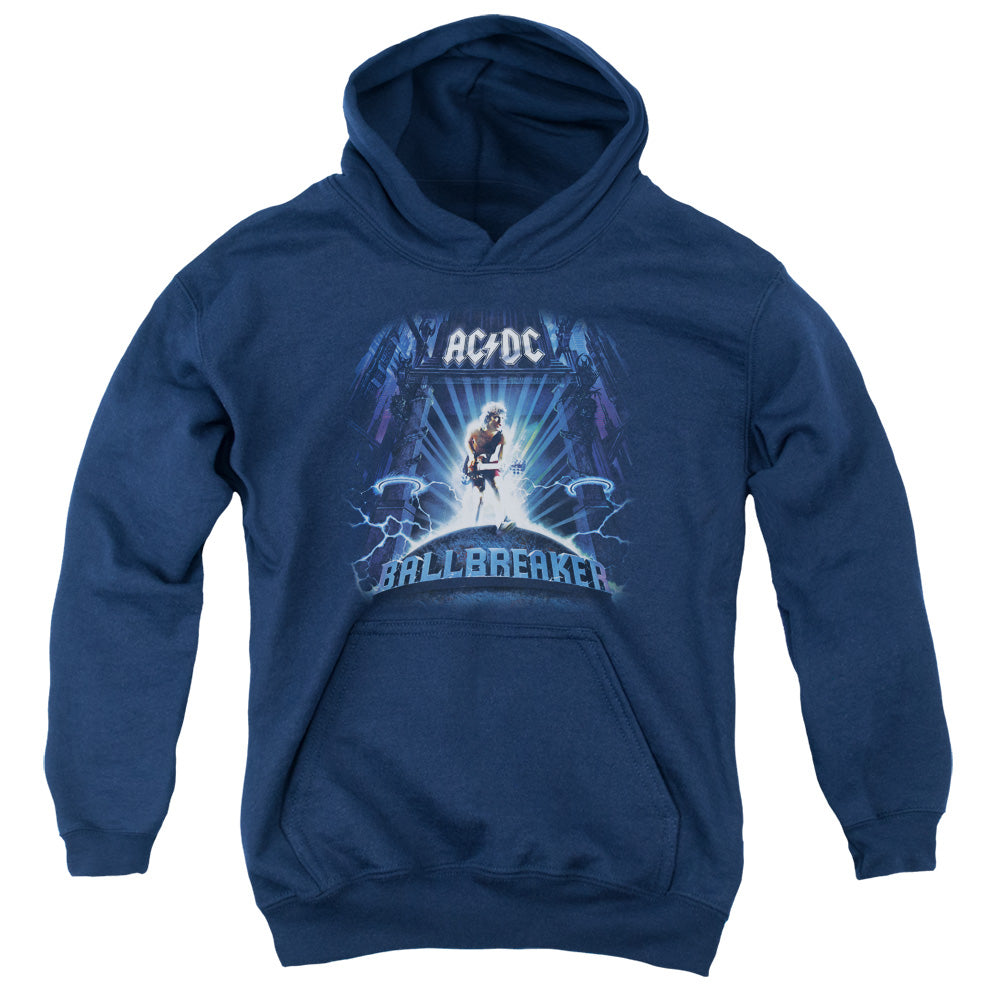 AC/DC Ballbreaker Kids Youth Hoodie Navy Blue