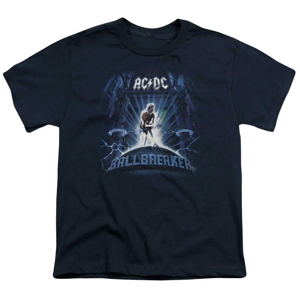 AC/DC Ballbreaker Kids Youth T Shirt Navy Blue