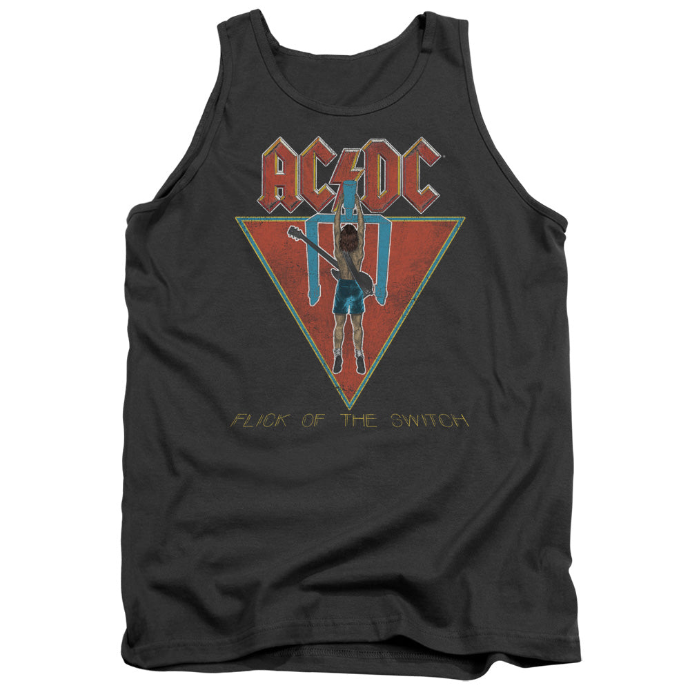 AC/DC Flick Of The Switch Mens Tank Top Shirt Charcoal