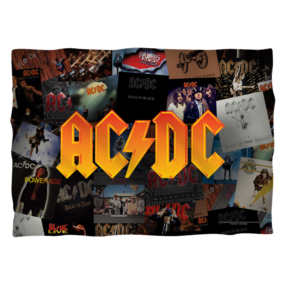 ACDC Albums Pillow Case