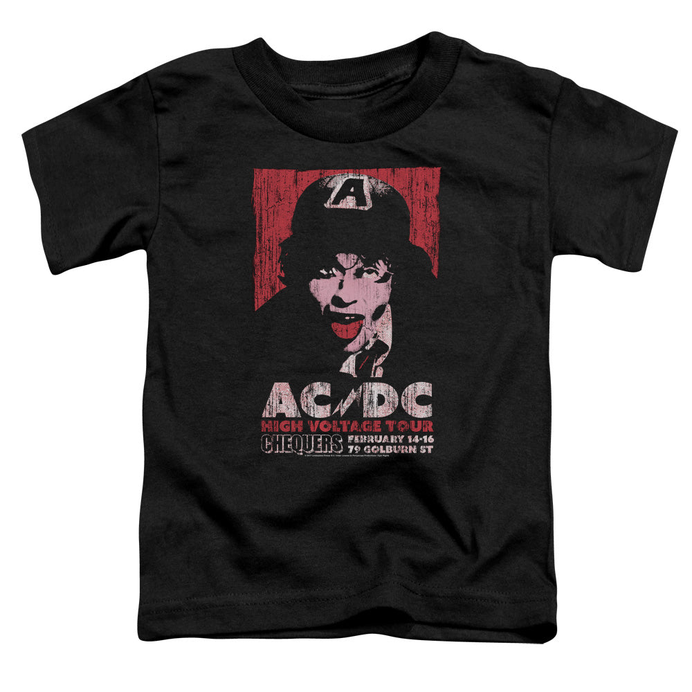 AC/DC High Voltage Live 1975 Toddler Kids Youth T Shirt Black