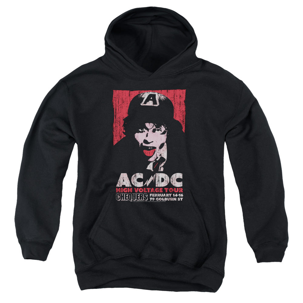 AC/DC High Voltage Live 1975 Kids Youth Hoodie Black