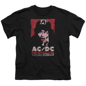 AC/DC High Voltage Live 1975 Kids Youth T Shirt Black