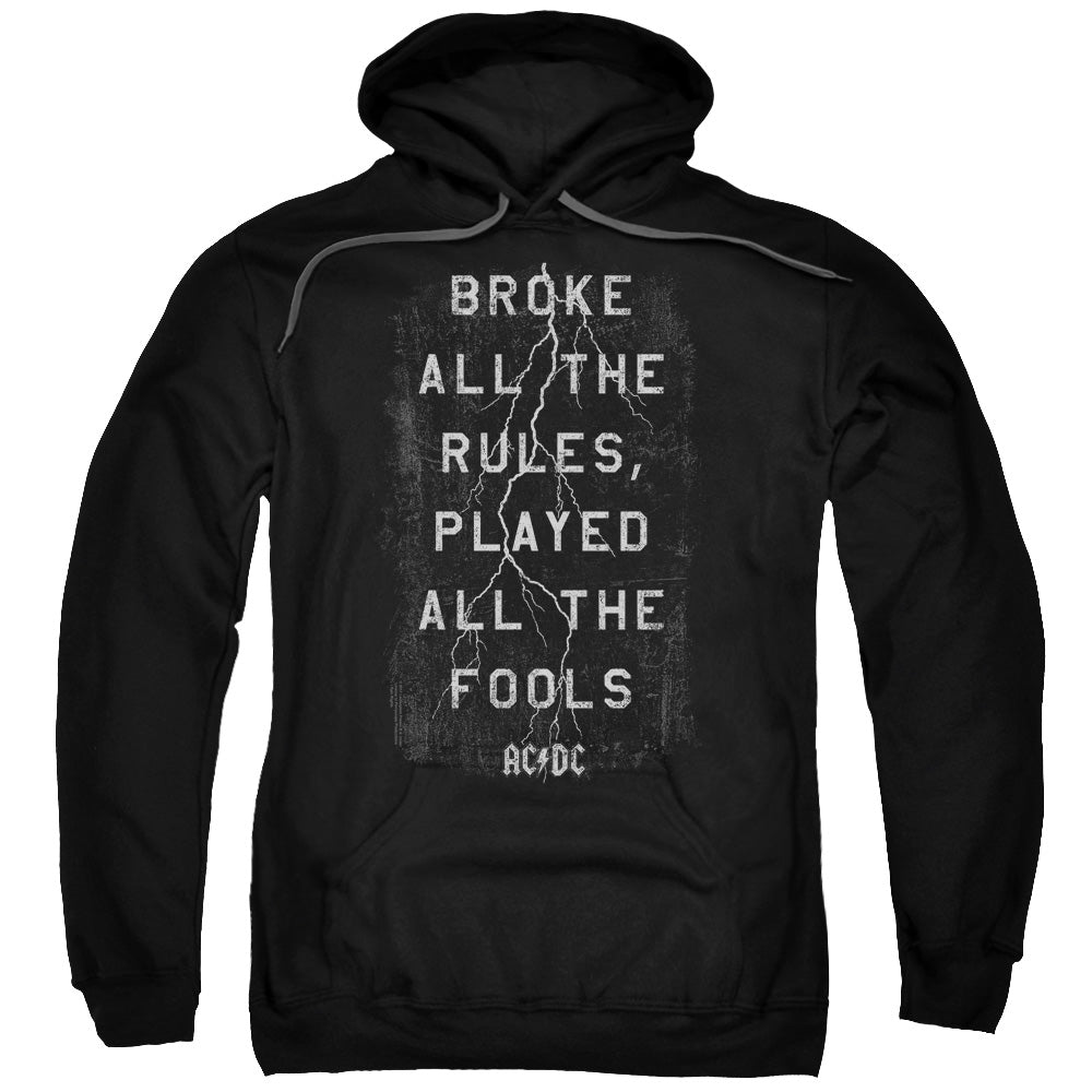 AC/DC Struck Mens Hoodie Black