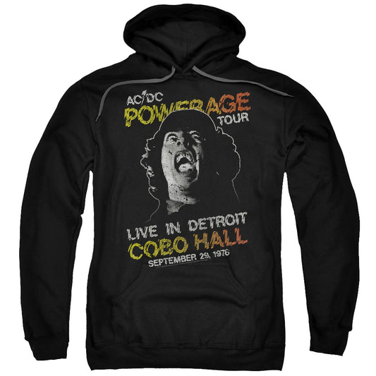 AC/DC Powerage Tour Mens Hoodie Black